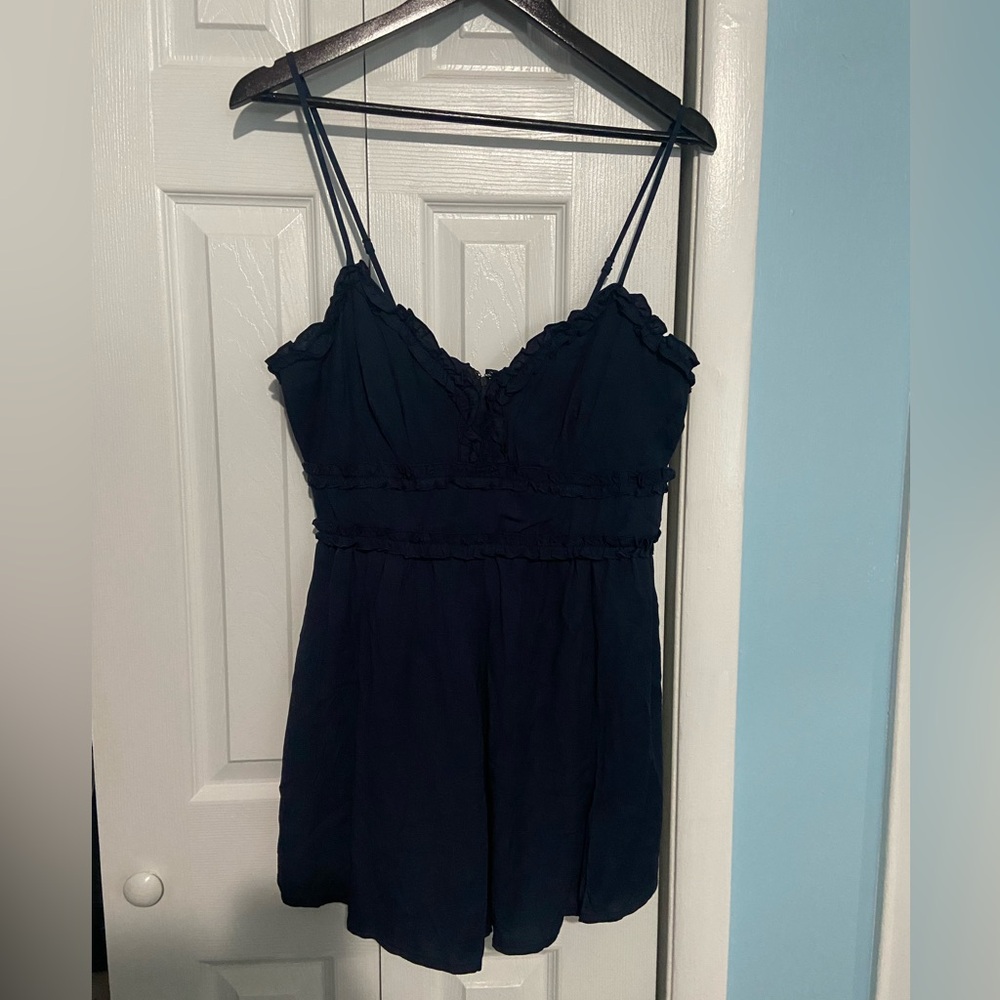 Navy blue romper